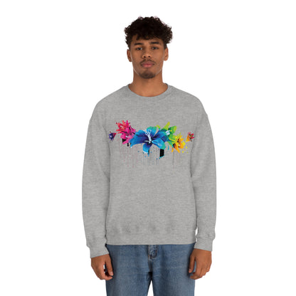 Beautiful colorful flowers Crewneck Sweatshirt