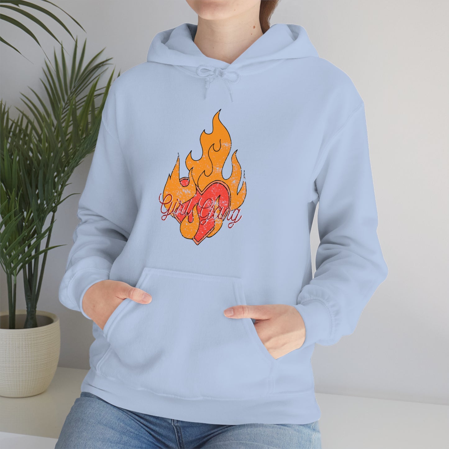 Girl Gang on Fire Hoodie