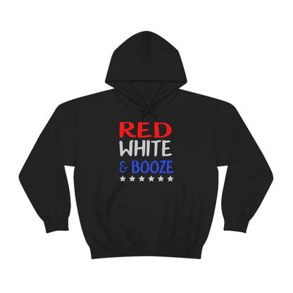 Red  White Booze Hoodie