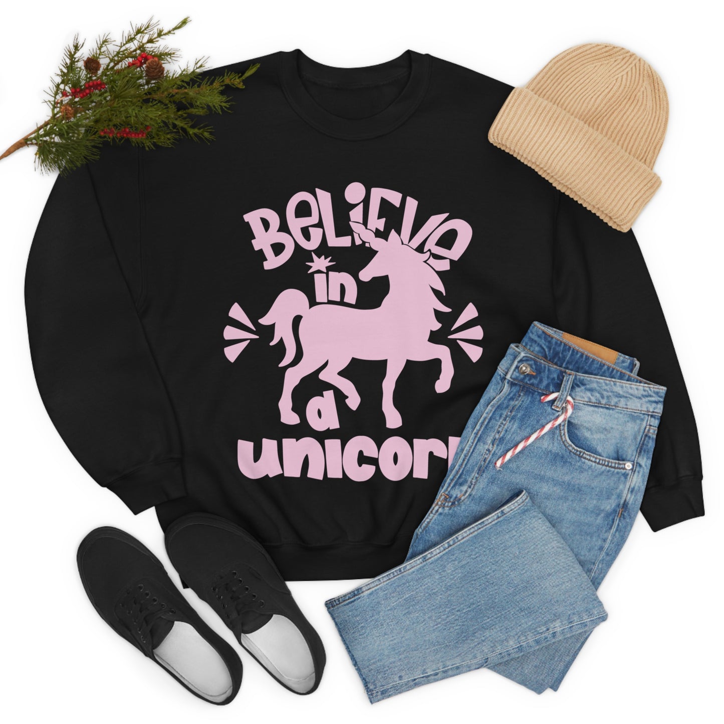 Believe in a unicorn Crewneck Sweatshirt