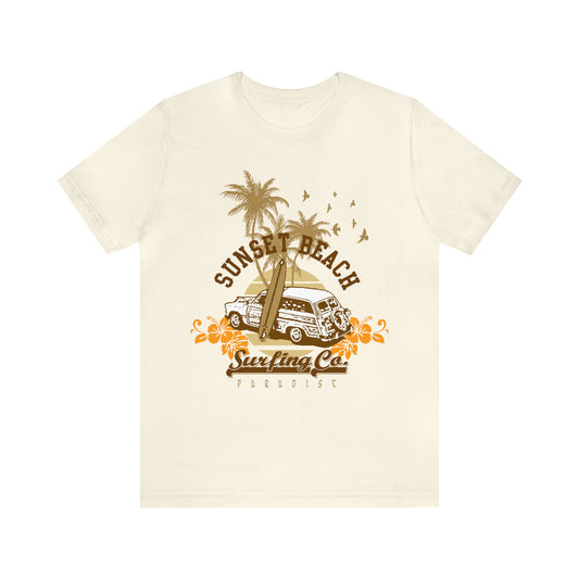 Sunset Beach Surfing Paradise T-Shirt