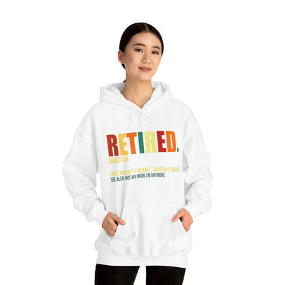 Retired Funny Hoodie