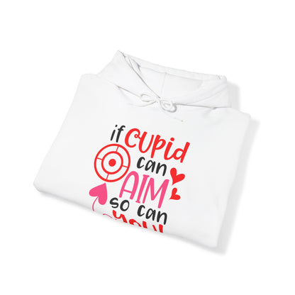 If cupid can aim so do you Hoodie