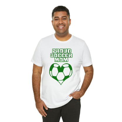 Proud -soccer-mom Heart T-Shirt