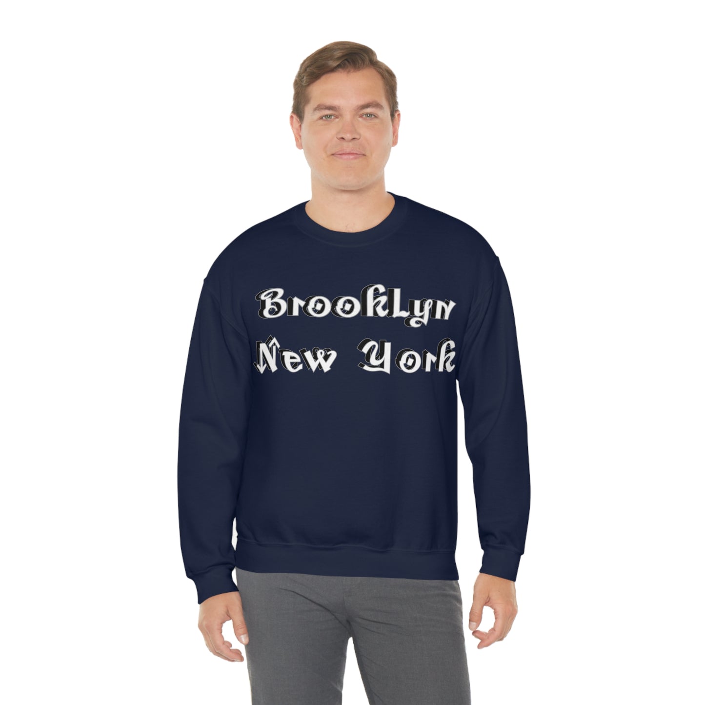 Brooklyn New York Graffitti Crewneck Sweatshirt