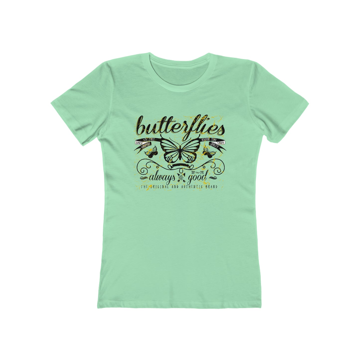 Butterflies Always Good Woman t shirt