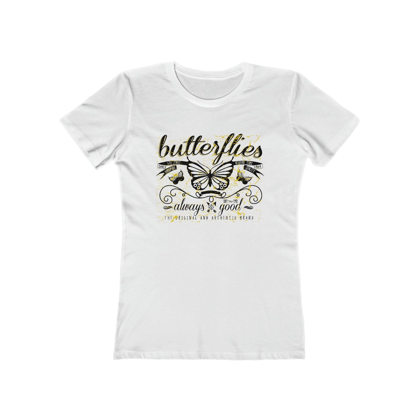 Butterflies Always Good Woman t shirt