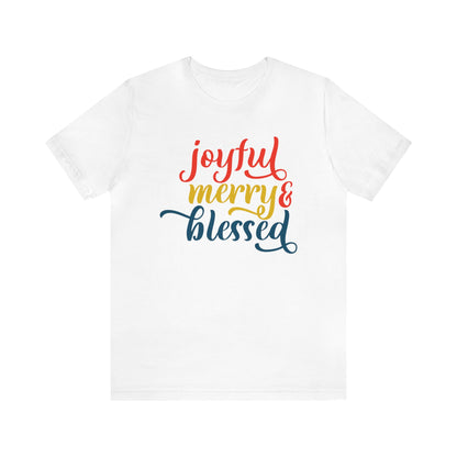 Joyful-Merry-blessed Christmas T-Shirt