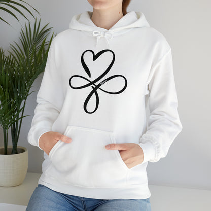 Heart symbol Love Infinity symbol Forever Hoodie