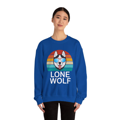 Lone wolf vintage Crewneck Sweatshirt