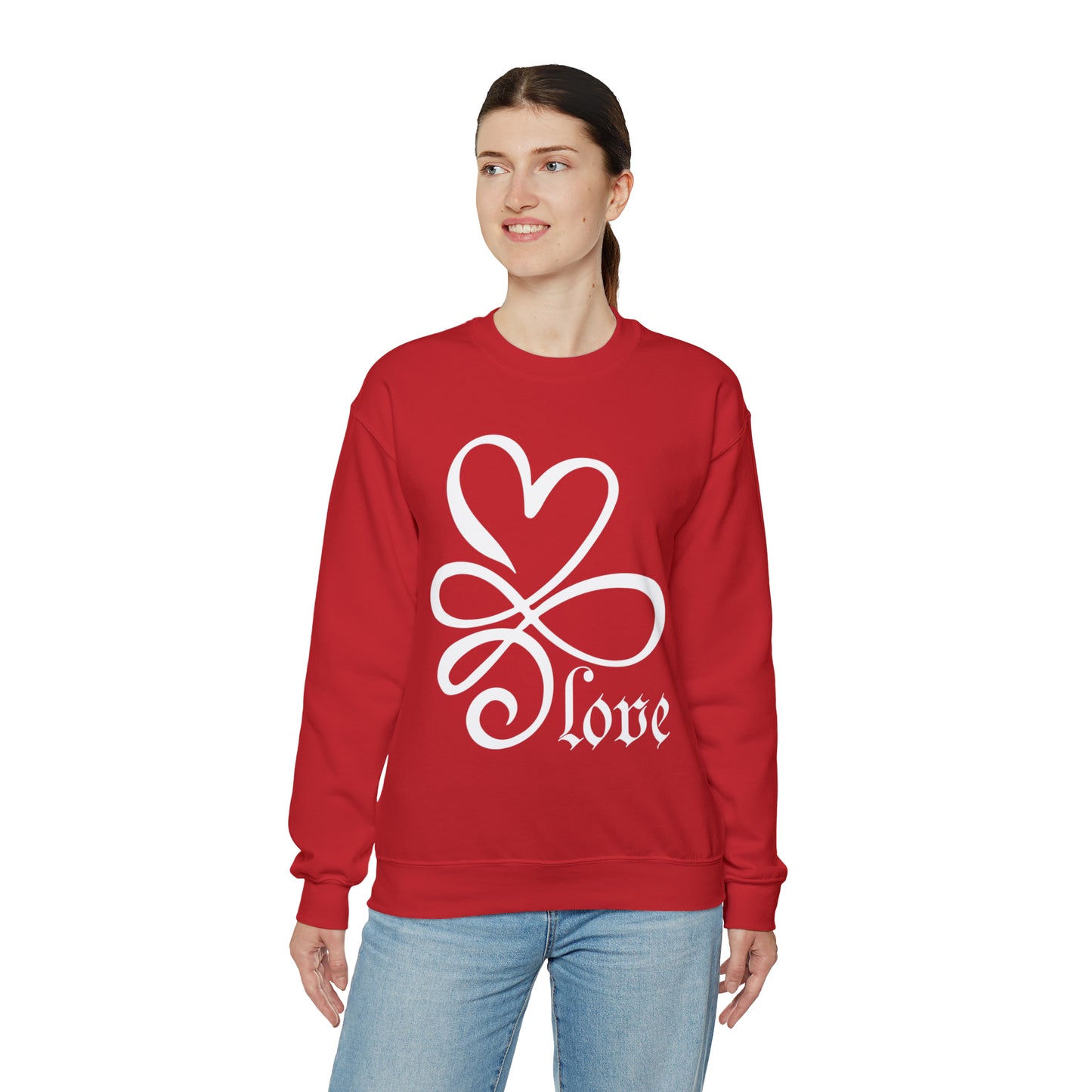 Infinity Heart Crewneck Sweatshirt