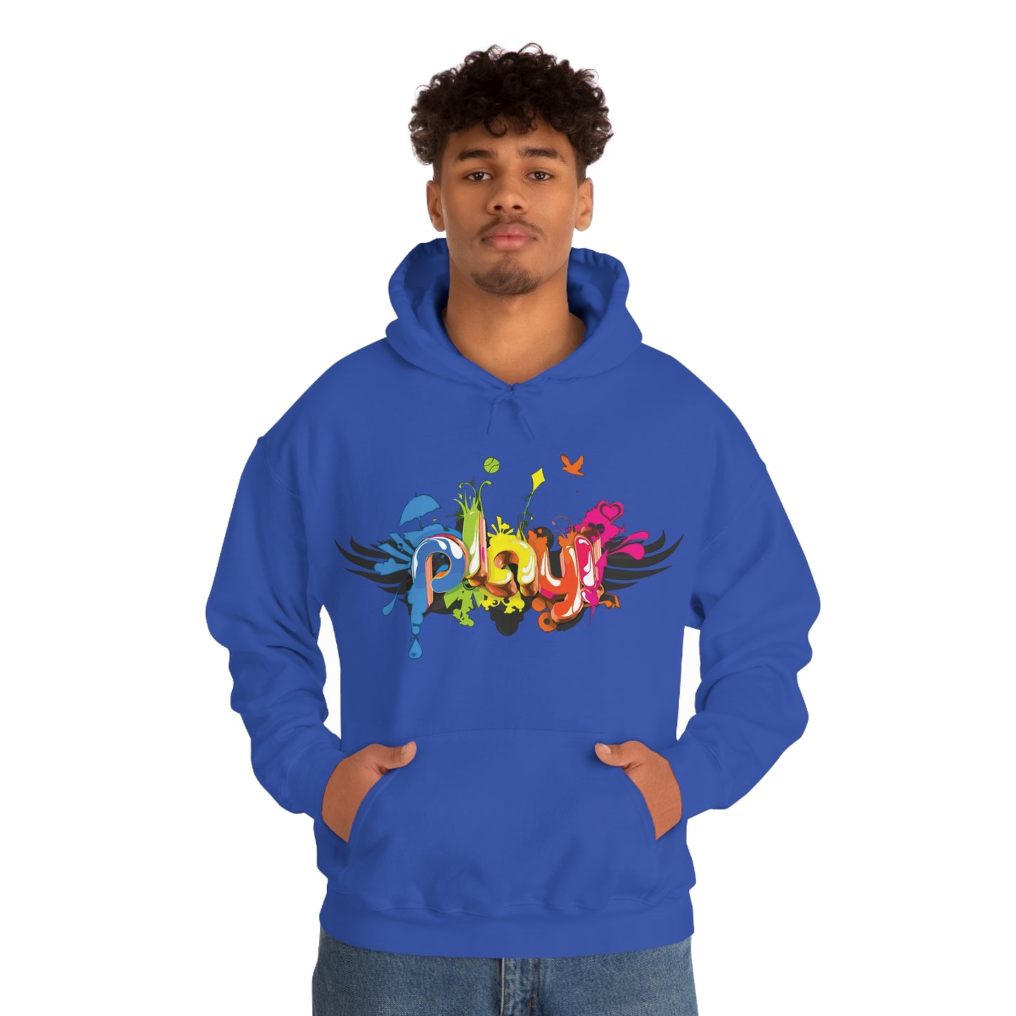 Play colorful graffiti Hoodie