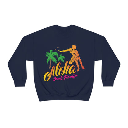 Aloha Beach Paradise Crewneck Sweatshirt