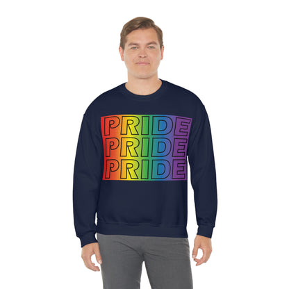 Pride Pride Pride Crewneck Sweatshirt