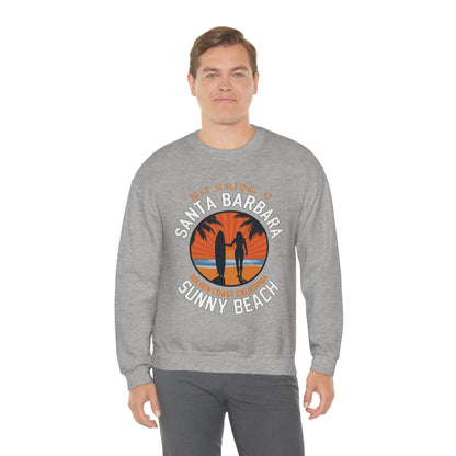 Santa Barbara sunny beach Crewneck Sweatshirt