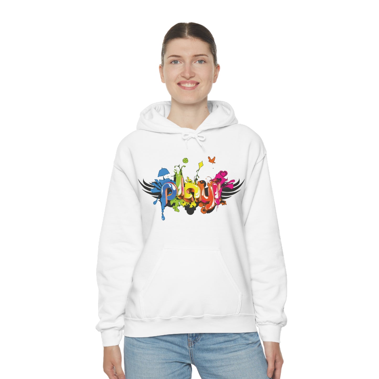 Play colorful graffiti Hoodie