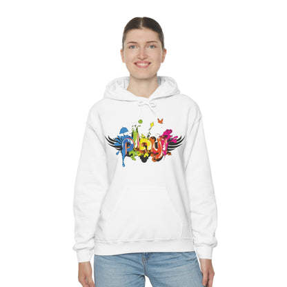 Play colorful graffiti Hoodie