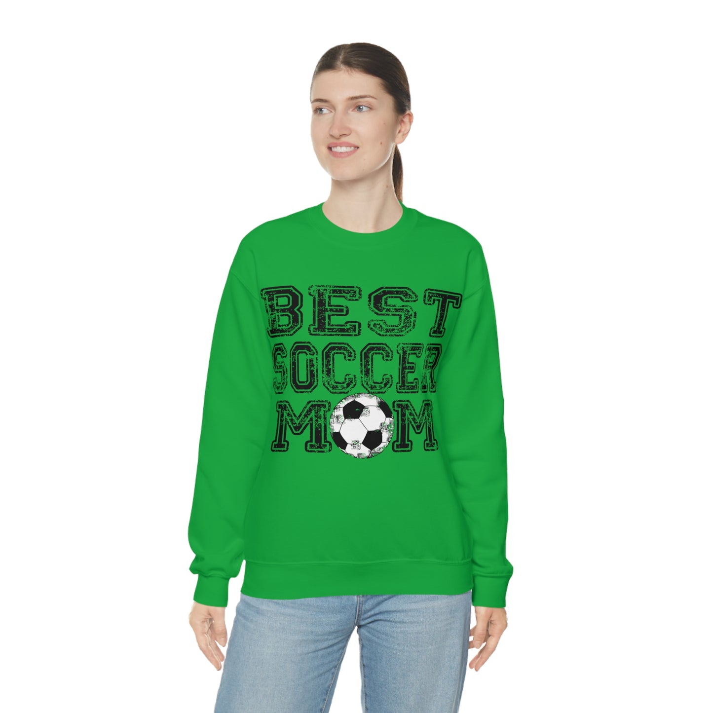 Best soccer mom Crewneck Sweatshirt