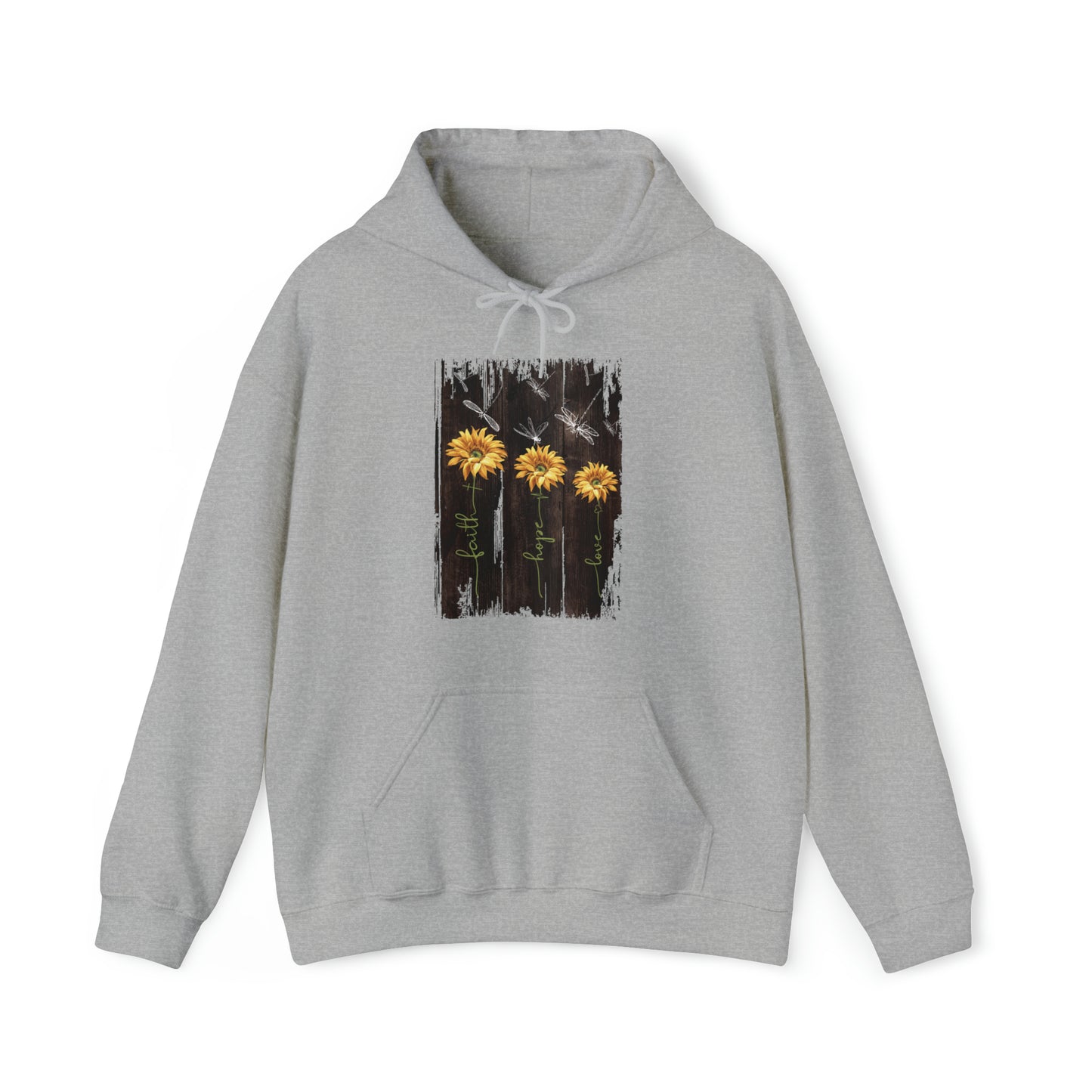 Sunflowers Faith hope love Hoodie