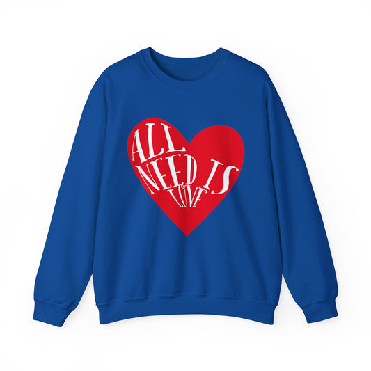 All-You-Need-Is-Love Crewneck Sweatshirt