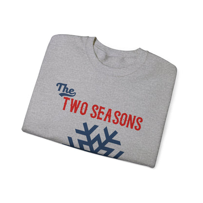 Two Seasons Winter & Baseball Crewneck Sweatshirt