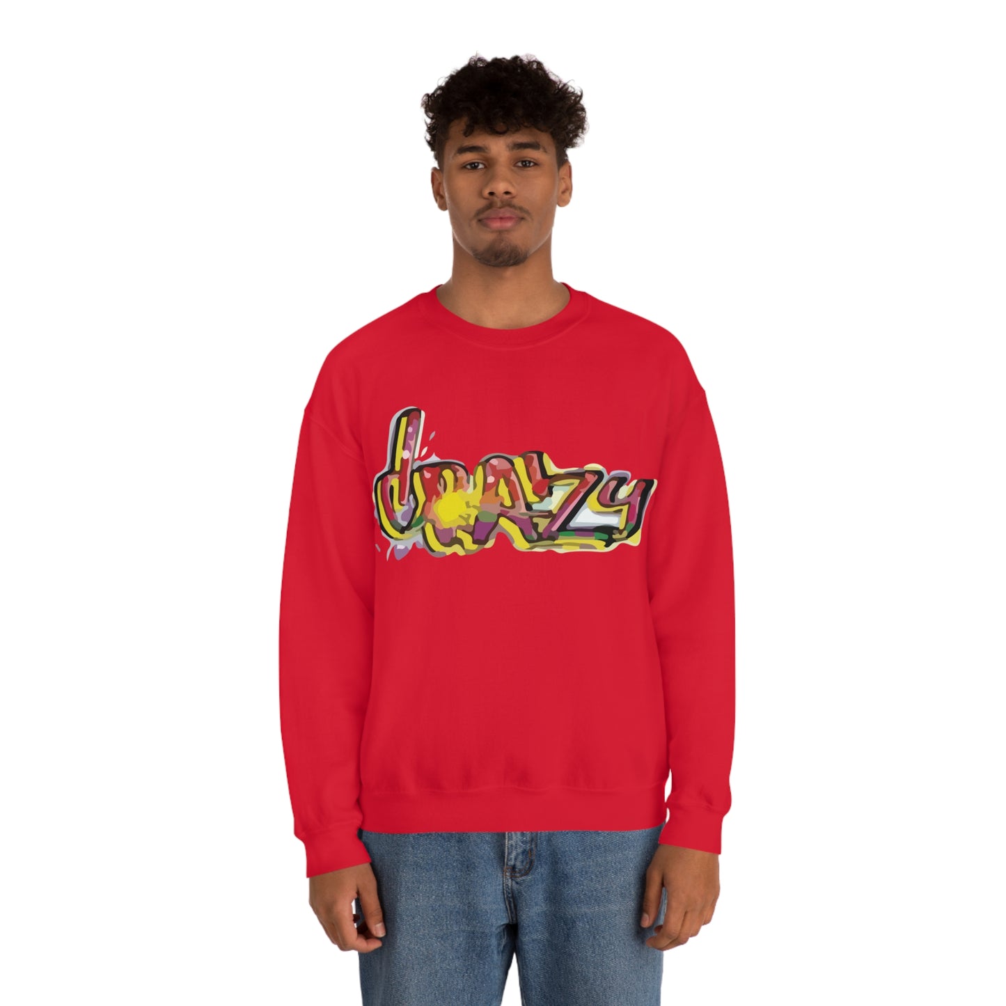 Crazy graffiti Crewneck Sweatshirt