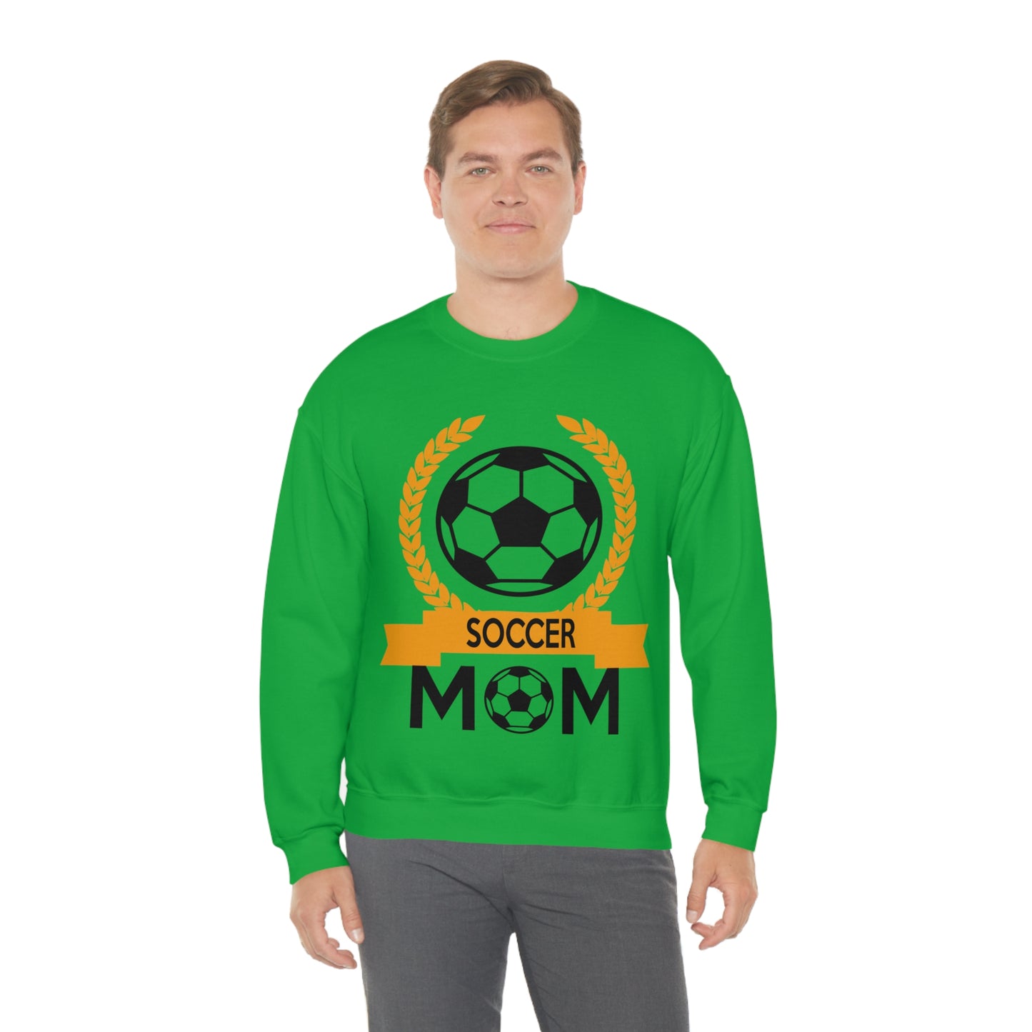 Soccer mom crest Crewneck Sweatshirt