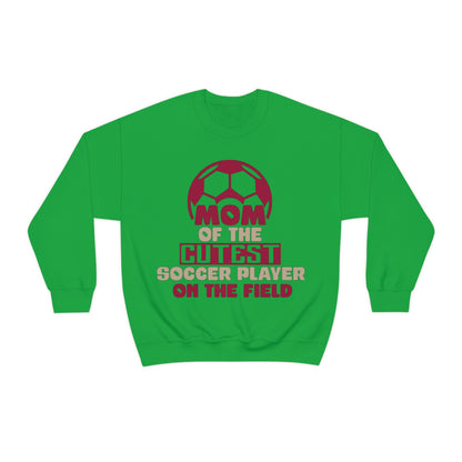 Mom of cutest soccer player Crewneck Sweatshirt