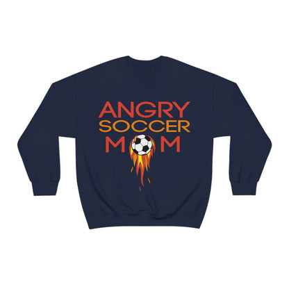 Angry soccer mom Crewneck Sweatshirt