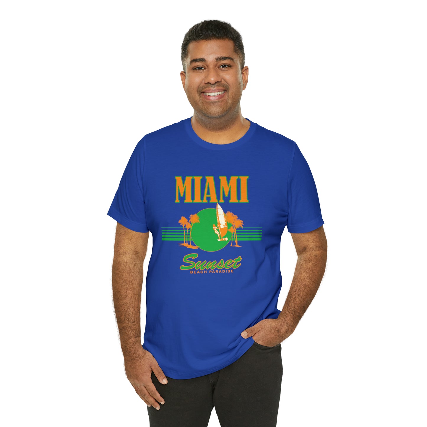 Miami Sunset Beach Paradise T-Shirt