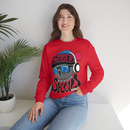 Cool Skull Crewneck Sweatshirt