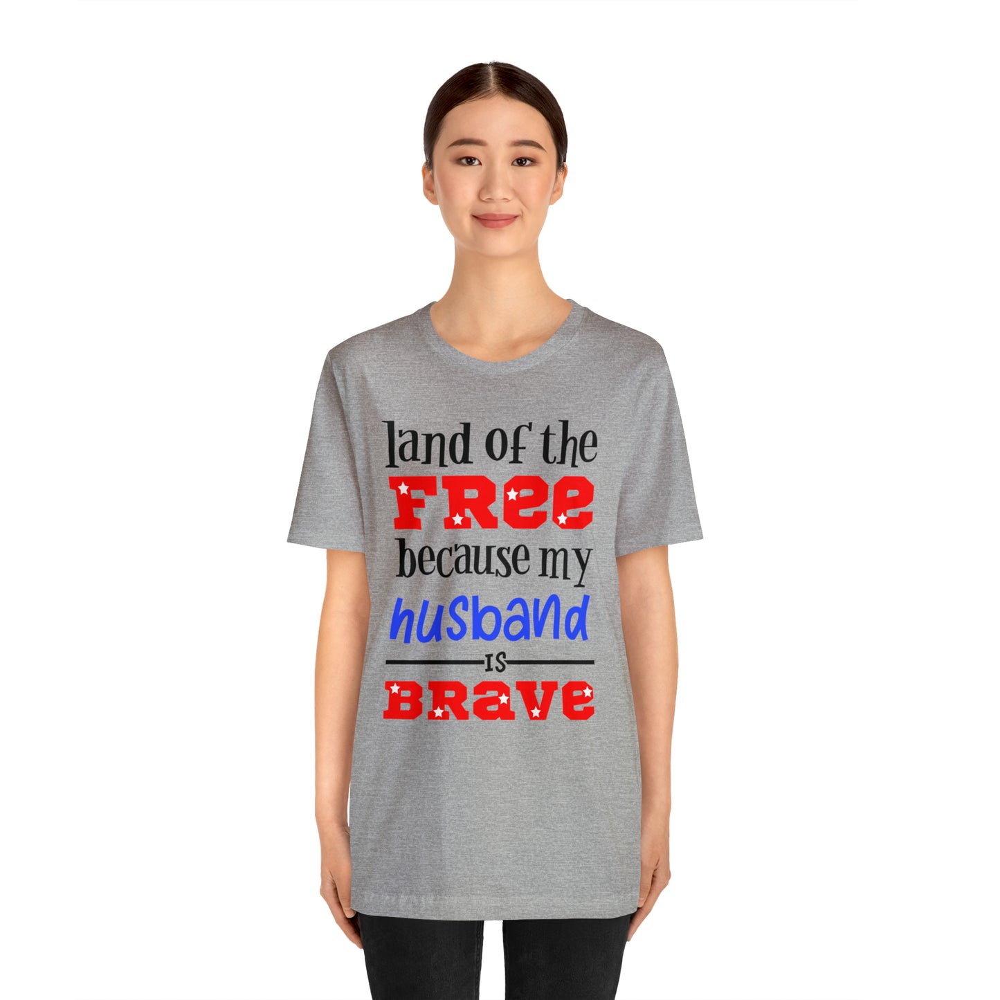 U.S.A the Land of the free Husband T-Shirt