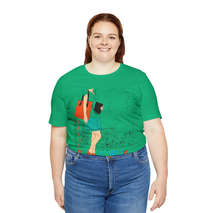 Fashion girl with a bag T-Shirt