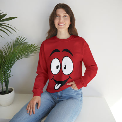 Tongue out face Crewneck Sweatshirt