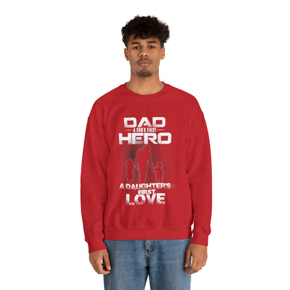 Son's first hero Crewneck Sweatshirt