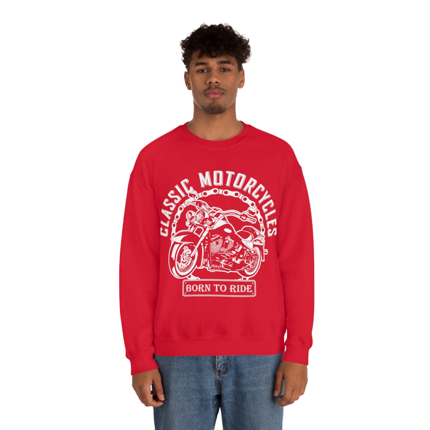 American cycles born to ride Crewneck Sweatshirt