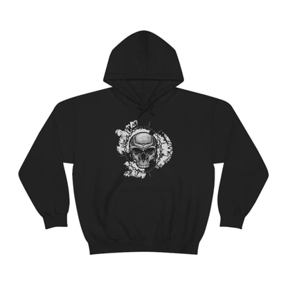 Skull Chain Splatter Hoodie