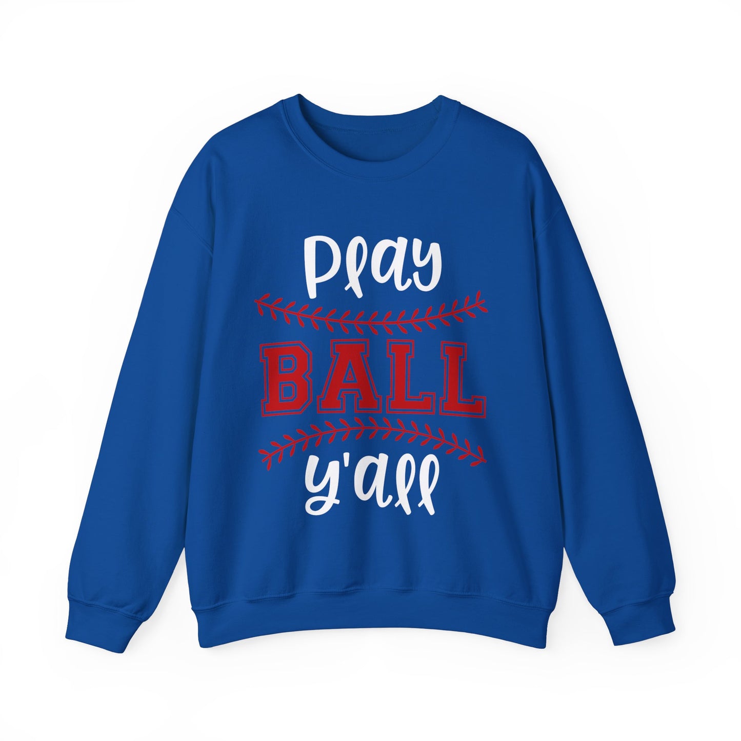 Play Ball Y'all Crewneck Sweatshirt