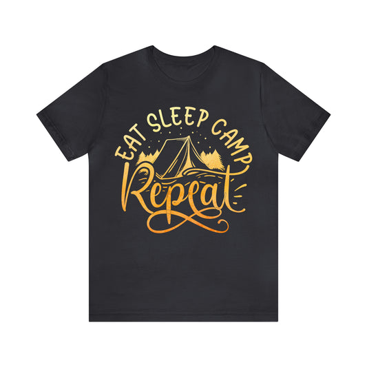 Eat Sleep Camp Repeat T-Shirt