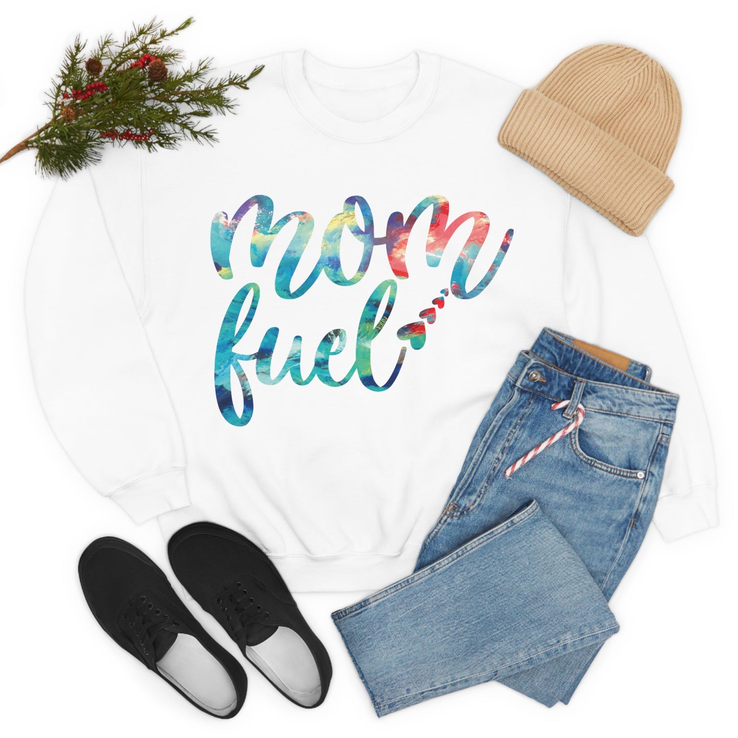 mom fuel Crewneck Sweatshirt