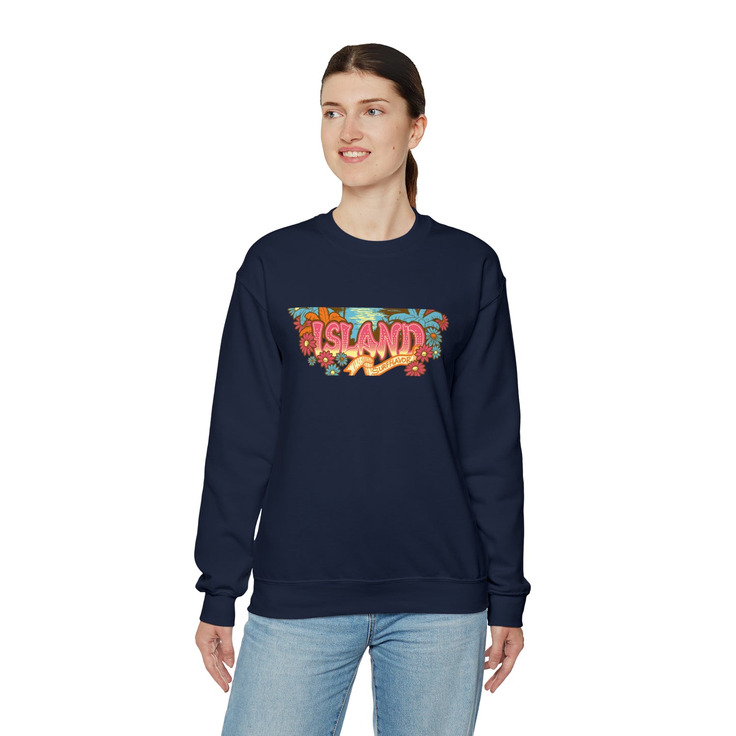 Island Surf Flavor Crewneck Sweatshirt