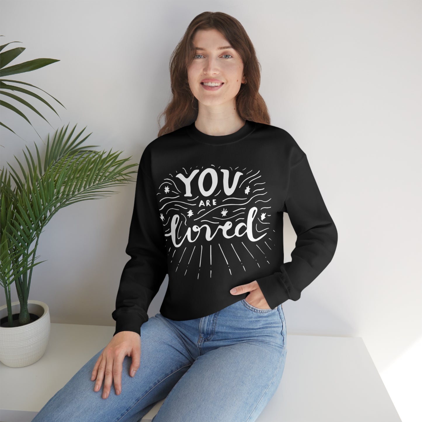 You-are loved Crewneck Sweatshirt