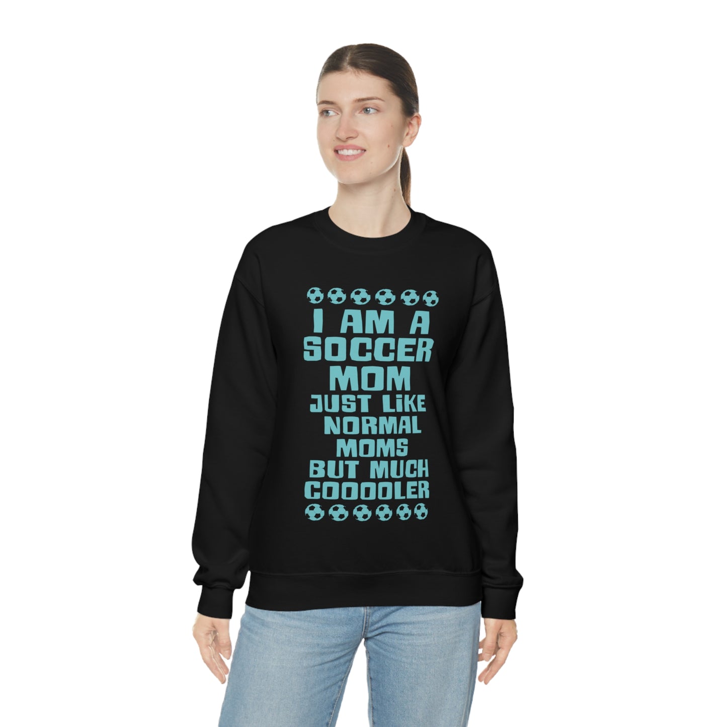 Cooler soccer mom Crewneck Sweatshirt