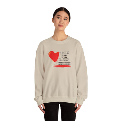 Thinking of you is a poison drink Crewneck Sweatshirt