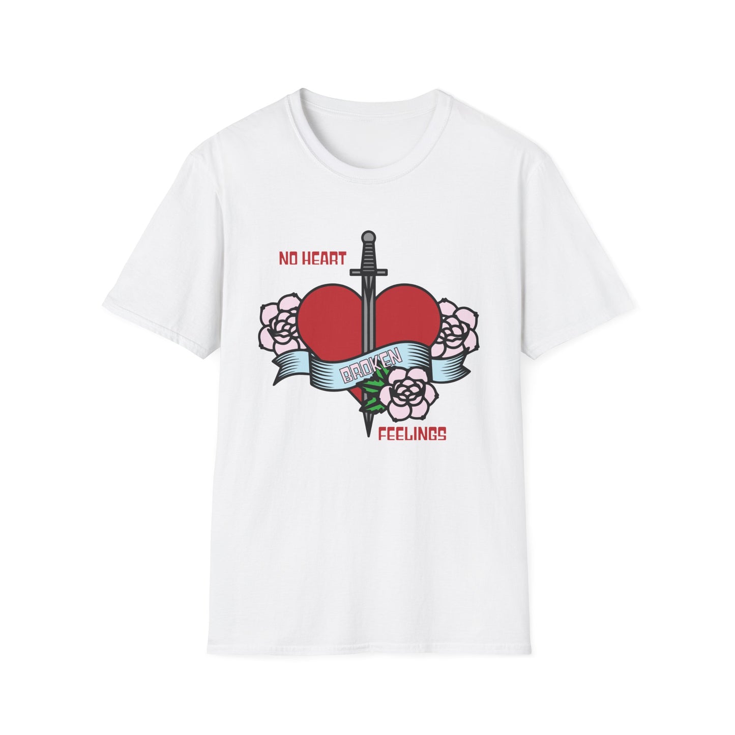 No heart feelings broken heart T-Shirt