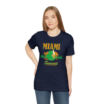 Miami Sunset Beach Paradise T-Shirt