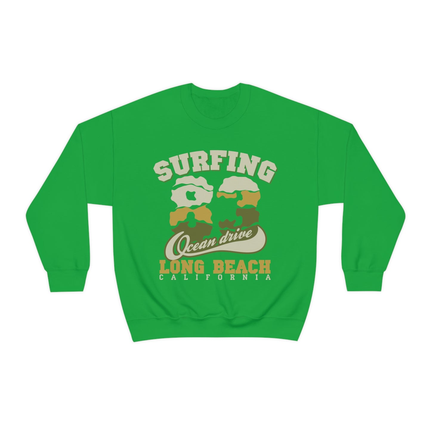 Long Beach Surfing Crewneck Sweatshirt