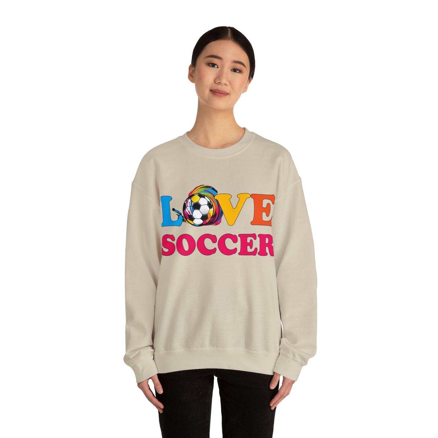 Love soccer Crewneck Sweatshirt