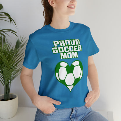 Proud -soccer-mom Heart T-Shirt