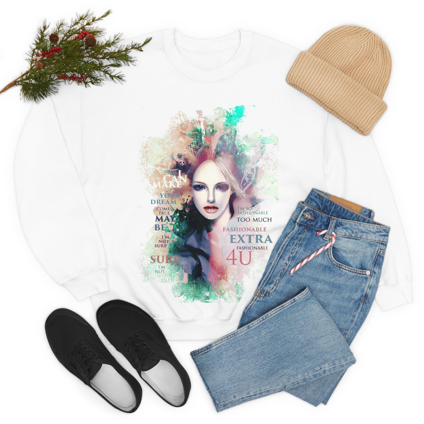 Fashionable Extra Crewneck Sweatshirt